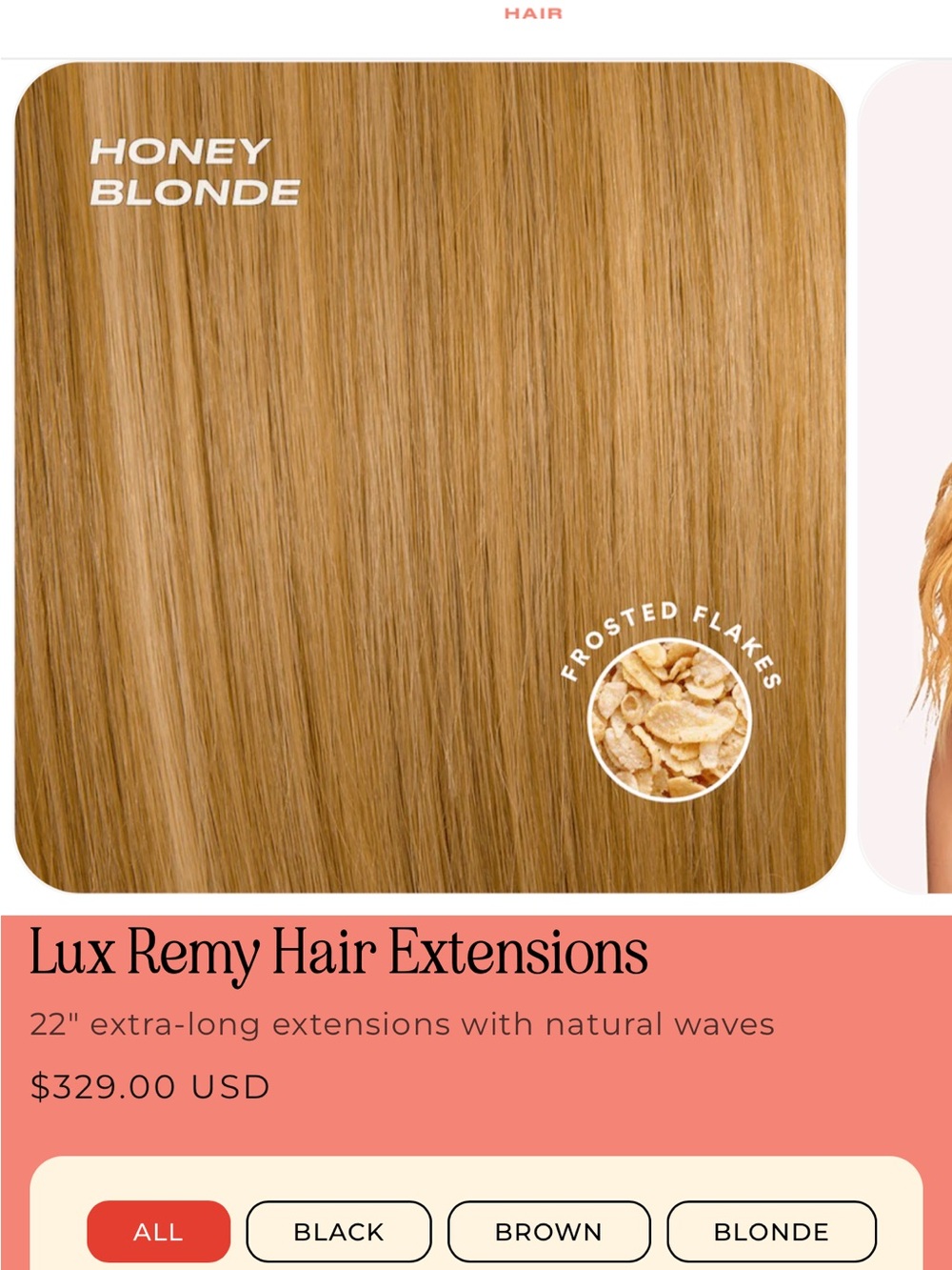 Lux Remy Hair Extensions - Honey Blonde